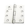 Austyle 100 x 100 x 2.5mm Polished 304 Grade Stainless Steel Fire Rated Fixed Pin Hinge