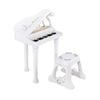 Costway 31-Key Kids Electronic Grand Piano Set, White
