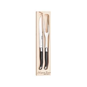 Laguiole Jean Neron Carving Set - Black