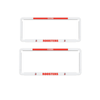 2x OFFICIAL NRL Sydney Roosters Car Number Plate Frame Cover Surround