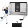 Costway Golf Practice Net 305x326x225cm Hitting Nets Chipping Cage