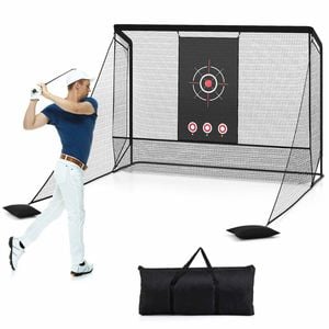 Costway Golf Practice Net 305x326x225cm Hitting Nets Chipping Cage