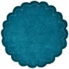 Handtufted Wool Rug-rivoli 6447-turquoise-160x160cm
