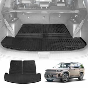 3D All Weather Boot Liner for Hyundai SantaFe Santa Fe 6/7 Seater 2024-Onwards Cargo Mat Tray