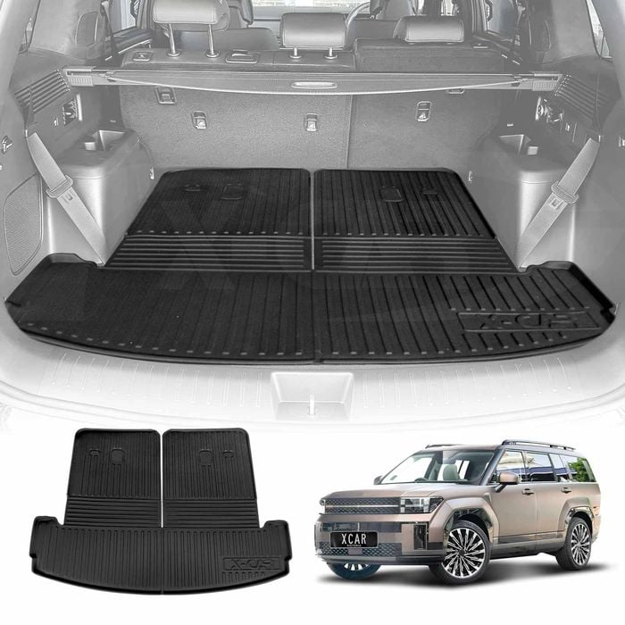 3D All Weather Boot Liner for Hyundai SantaFe Santa Fe 6/7 Seater 2024-Onwards Cargo Mat Tray