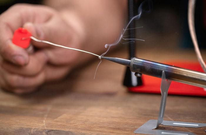 Test soldering iron