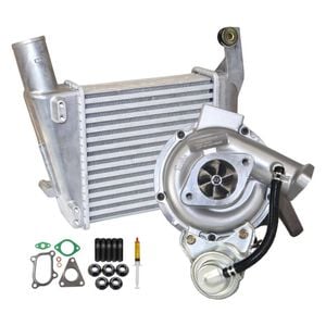 Upgrade Billet Turbo Charger With 63mm Intercooler For Nissan Navara D22 Yd25 2.5l