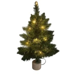 Lifebay Mini Pre-Lit Tabletop Christmas Tree