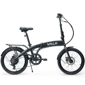 VALK Shuttle 5 Electric Folding Bike, Gen II, Shimano 7-Speed, Dark Grey