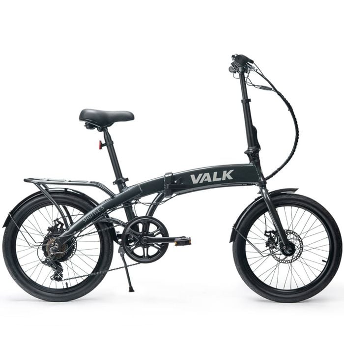 VALK Shuttle 5 Electric Folding Bike, Gen II, Shimano 7-Speed, Dark Grey