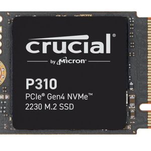 Crucial P310 1TB M.2 2230 NVMe SSD 7100/6000 MB/s 1M IOPS 220TBW 2M MTTF for MS Surface Pro Valve Steam Deck