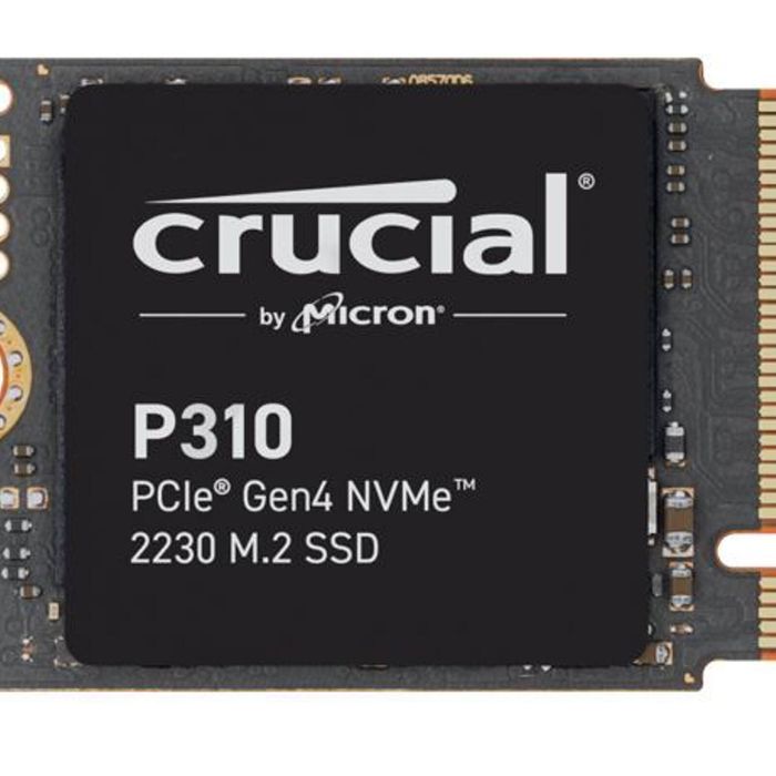 Crucial P310 1TB M.2 2230 NVMe SSD 7100/6000 MB/s 1M IOPS 220TBW 2M MTTF for MS Surface Pro Valve Steam Deck