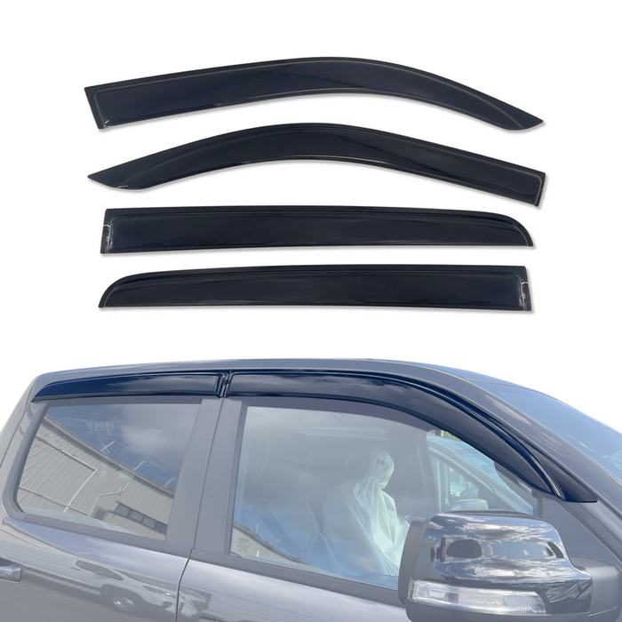 AUSGO Luxury Weather Shields for RAM 1500 DT Series Crew Cab 2020-Onwards Weathershields Window Visors Wind Deflectors
