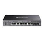 TP-Link SG2210XMP-M2 Omada 8-Port 2.5GBASE-T and 2-Port 10GE SFP+ Smart Switch with 8-Port PoE+, Integration with Omada SDN Cont
