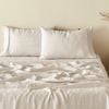 Natural Home 100% European Flax Linen Natural Standard Pillowcase Twin Pack