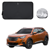 Front Windscreen Sun Shade for Peugeot 2008 SUV 2012 - 2019 (A94) - Standard 150 x 85 cm - Black