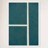 Galrie Stunning Tennis Court Fine Art Print Vibrant Tennis Lines Artwork, White Frame, A0 84 x 119cm (33 x 47inch)