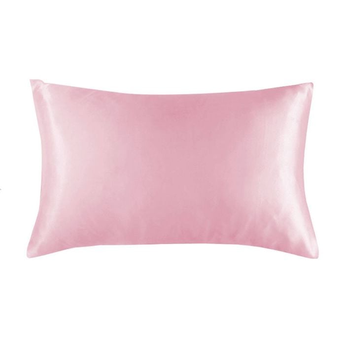 CottonMore 6A Grade Pure Mulberry Silk Pillowcase 48x74cm Pink