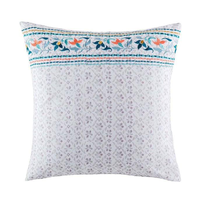 Kas Australia Vernie Euro Throw Pillowcase 65x65cm - Multicoloured
