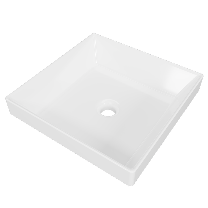 New England Joinery 400mm White Gloss Arcade Basin