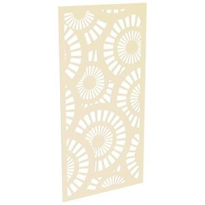 ProtectorAl 300-1200 x 1201-2400mm Primrose Sunburst Unframed Solid Aluminium Decorative Panel