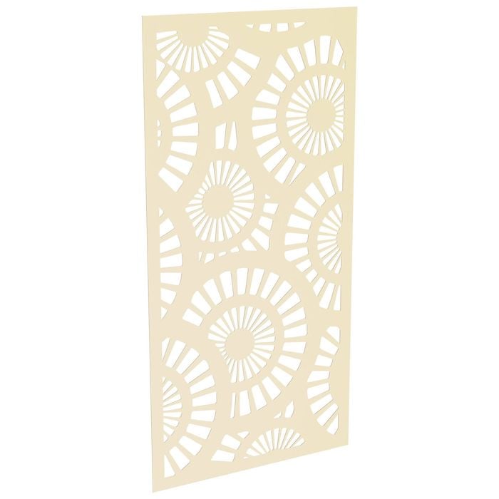 ProtectorAl 300-1200 x 1201-2400mm Primrose Sunburst Unframed Solid Aluminium Decorative Panel