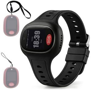 Equipmed 4g Fall Detection Alarm Watch/pendant With Gps & Sos Emergency Button, For Seniors, Location Tracking, 2-way Calling