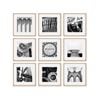 Cooper & Co. Pack Of 9 Square Frame Oak