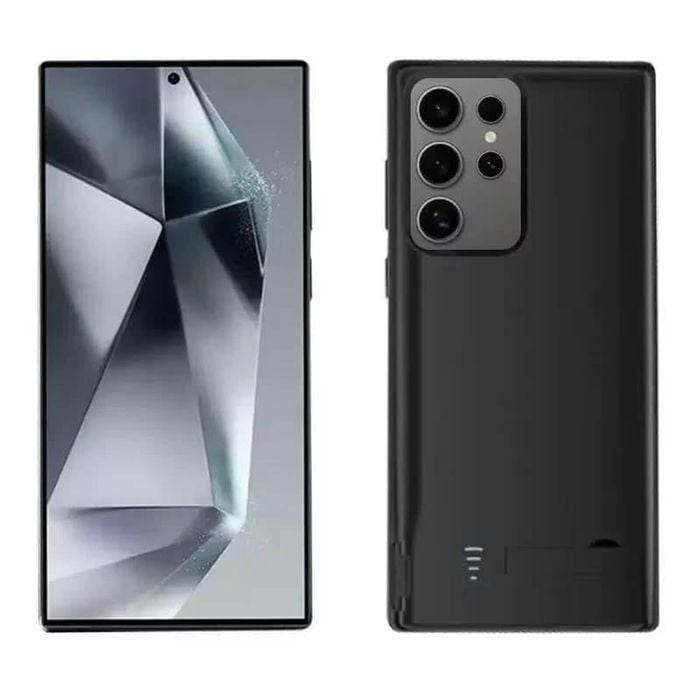 3 In 1 Case For Samsung Galaxy S23 Ultra | Phone Cover With Built In Stand & Power Bank | Slim & Strong