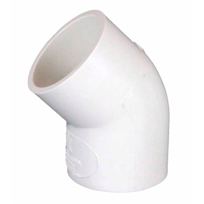 Holman 50mm 45° PVC Press Elbow