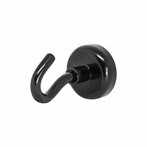 Pinnacle 25mm Black Magnetic Hook - 6 Pack