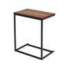 Costway C-Shape Side End Table Wood Bedside Coffee Table Nightstand Sofa Living Office Bedroom