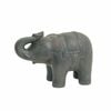 Northcote Pottery 32cm Grey Trunk Up Elephant Garden Statue