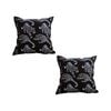 SOGA 2X 45cm Black Leopard Throw Pillows