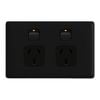 HPM Linea Double Power Point Black