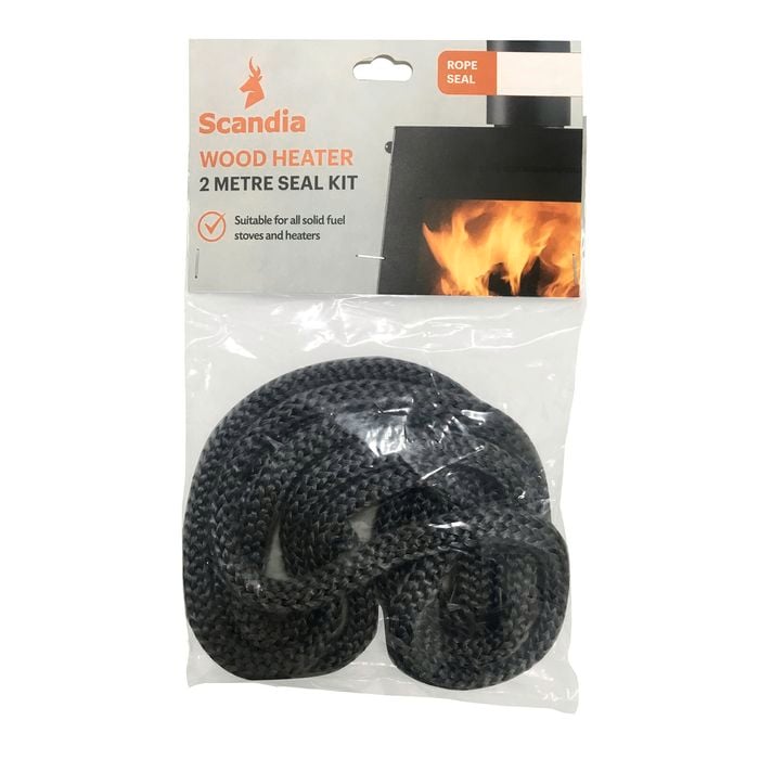 Scandia 2m Fibreglass Rope Seal - 9mm Black
