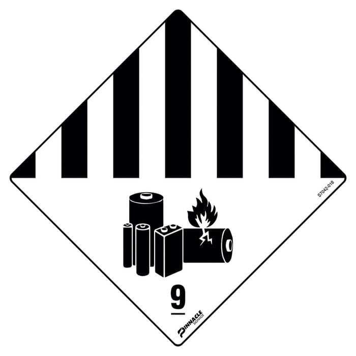 Pinnacle 270 x 270mm Li-Battery Poly Misc. Dangerous Goods 9A
