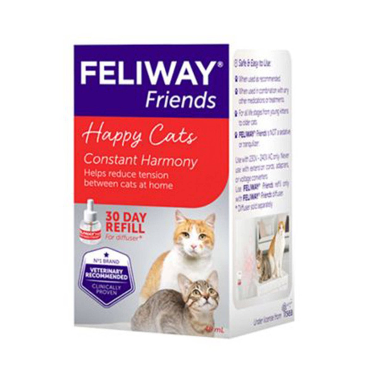 Feliway FRIENDS Conflict Reducing Refill For Kittens Cats 48ml