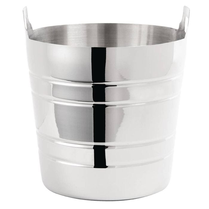 Olympia Wine And Champagne Bucket Polished Stainless Steel 4.9l 190 X 204mm