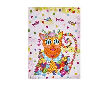 Maxwell & Williams Donna Sharam Kaleidoscope Tea Towel Ginger 50x70cm