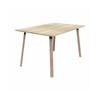 Olg Plantation Bar Leaner 4 Leg Solid Oak Frame New Oak Ravine Top L1200mm X W750mm