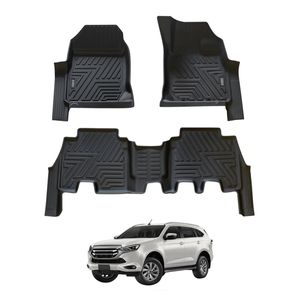 AUSGO Car Floor Mats for ISUZU MUX MU-X 2021-Onwards All-Weather Floor Liners