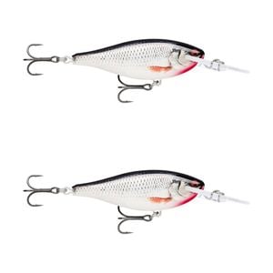 2x Rapala 7.5cm Shad Rap Elite (Floating) Fishing Lures - Gilded Live Roach