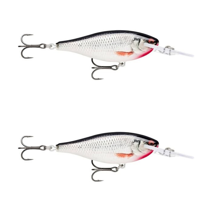 2x Rapala 7.5cm Shad Rap Elite (Floating) Fishing Lures - Gilded Live Roach