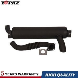 Muffler & Flex Exhaust Pipe Set fits Bobcat S150 S160 S175 S185 S205 T180 T190