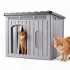 Advwin Plastic Pet Home Pet Dog Puppy Cat House Kennel