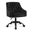ALFORDSON Velvet Office Chair Black