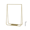 Alston Gold Metal Clothing Rack Coat Hanger Freestanding Stylish Garment Display Rack