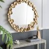 Gold Leaf Influencer Wall Mirror