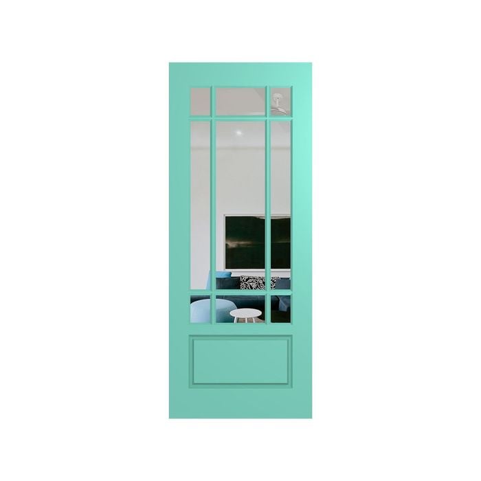 Hume 2040 x 820 x 40mm Clear Glass Haven Entrance Door